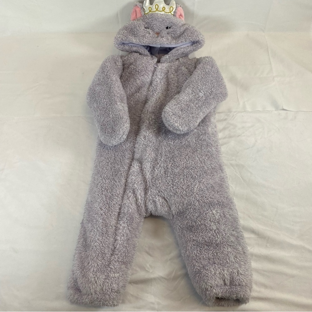 Koala Baby Fuzzy Kitty Bunting Suit 9–12M